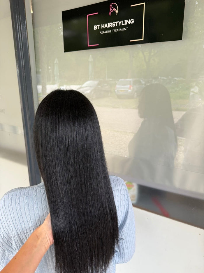 Haar na de behandeling