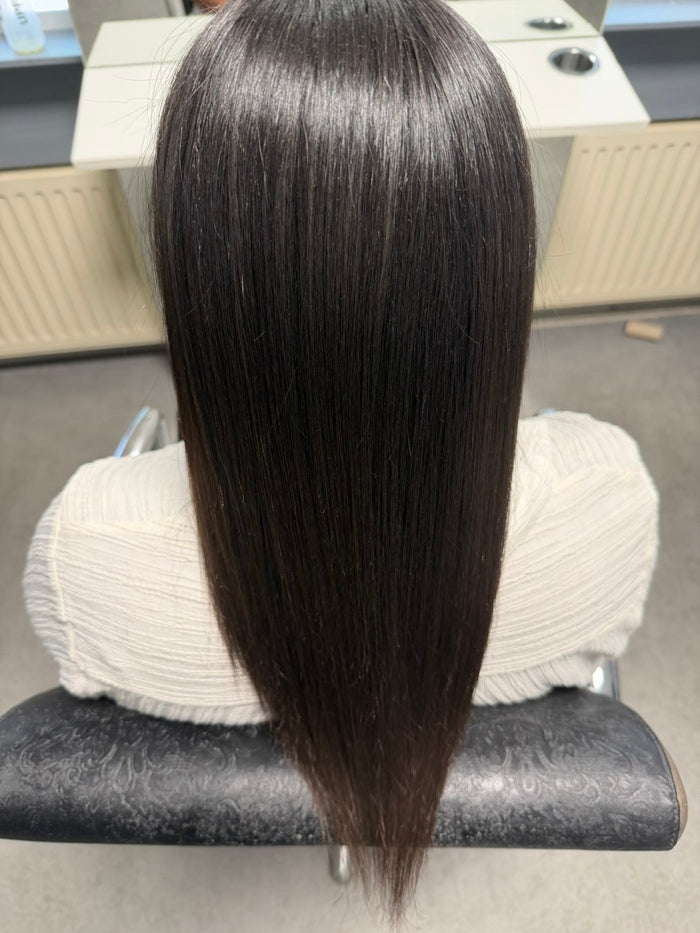 Haar na de behandeling